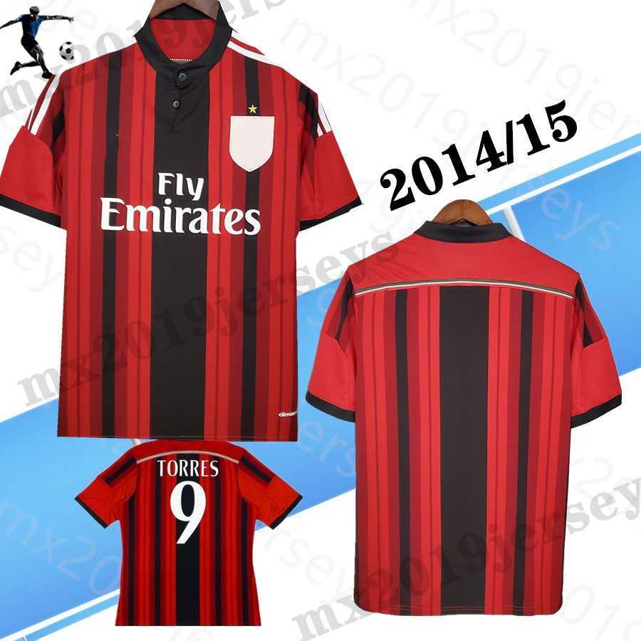 2014 2015 MIlan Kaka Home Shirt Torres #9 Retro soccer jerseys Honda El Shaarawy de Jong Muntari Pazzini 14 15 classic football shirt, 14/15 home
2014 2015 MIlan Kaka Home Shirt Torres #9 Retro soccer jerseys Honda El Shaarawy de Jong Muntari Pazzini 14 15 classic football shirt, 14/15 home