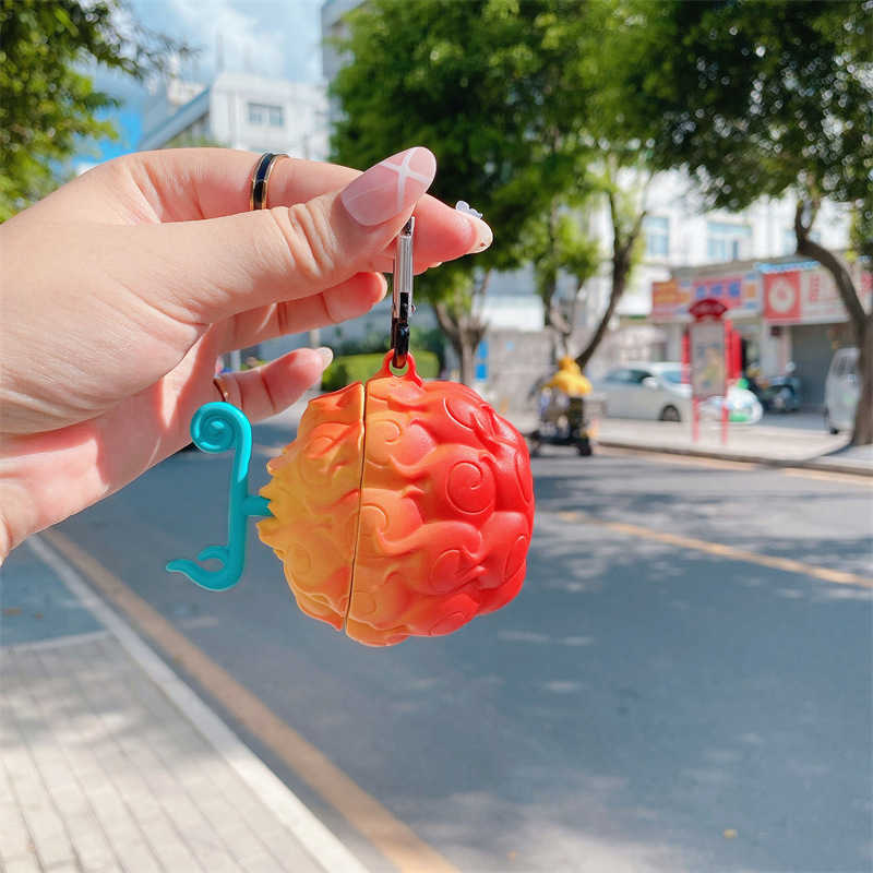 Anime Onepiece Ace Sabo Meramera Devil Fruit Apple AirPods 1 2 3 Pro Case Cover Airpod Case Air Pods Case299S5626075