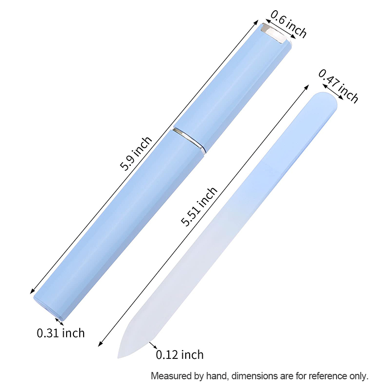 Color Nail File Durable Crystal Glass Nail Files Nails Polishing Tool Beautifully Packaged Easy To Carry Limas De Unas De Cristal