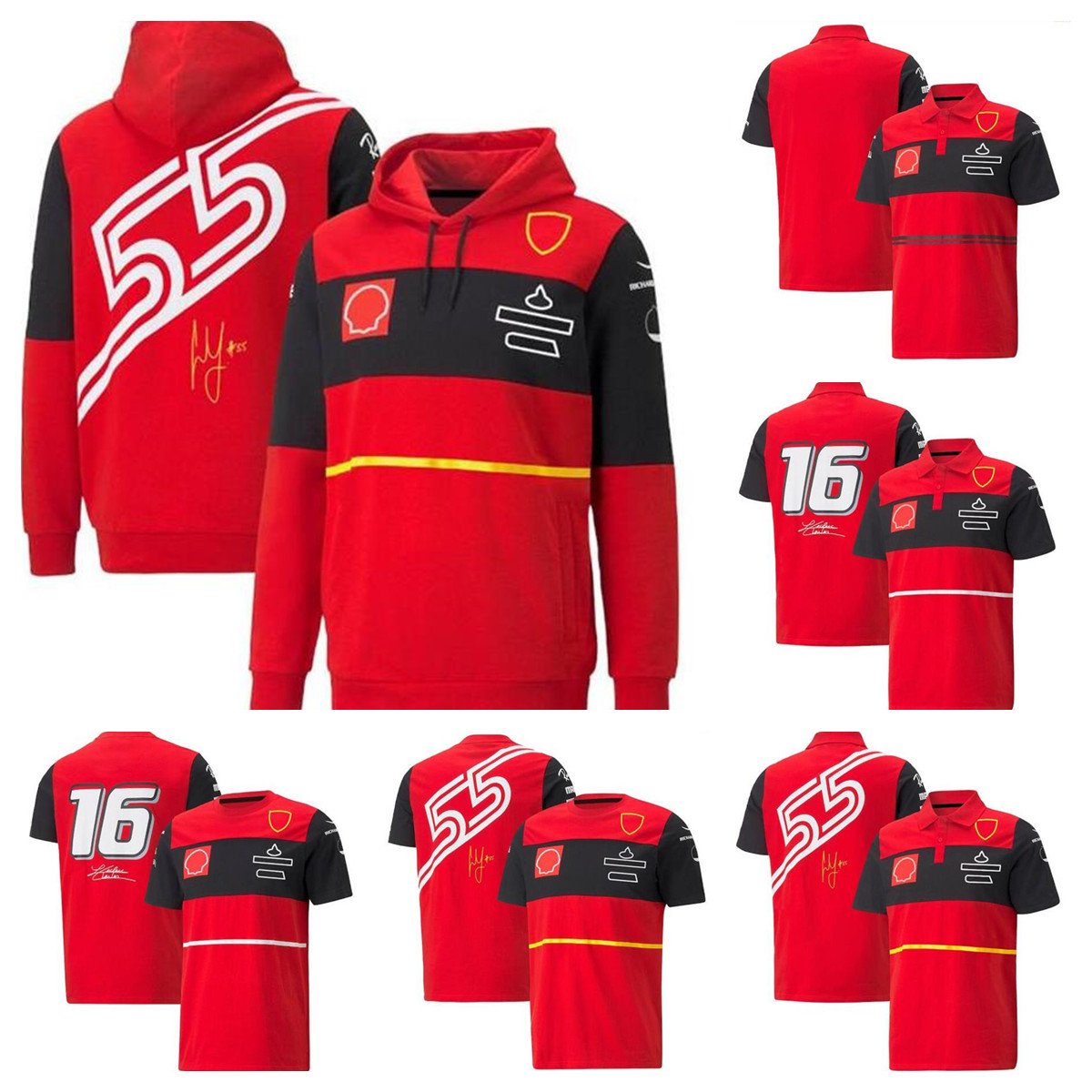 F1 formula one racing hoodie summer new polo suit same custom