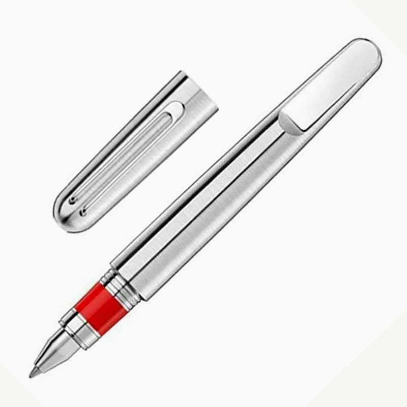 Quality Heavy Metal Silver Top Grey Magnetic Shut Cap Rollerball Pen Stationery Business Office Supplies Write Men Gift Pens With Set Box, As picture
Quality Heavy Metal Silver Top Grey Magnetic Shut Cap Rollerball Pen Stationery Business Office Supplies Write Men Gift Pens With Set Box, As picture
