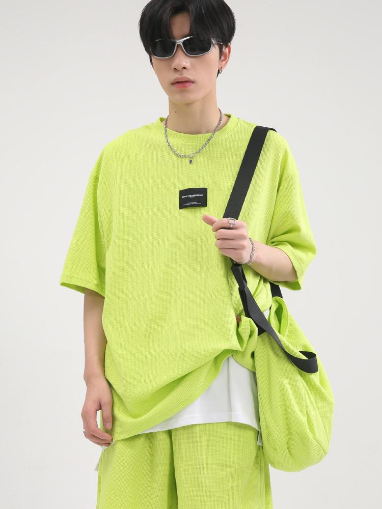 Men's Tracksuits Men Clothing Short Sleeve T-shirt Loose Causal 2022 Summer Shorts Korean Streetwear Fashion Two Pieces Sets With BagMen's, Blue suit
Men's Tracksuits Men Clothing Short Sleeve T-shirt Loose Causal 2022 Summer Shorts Korean Streetwear Fashion Two Pieces Sets With BagMen's, Blue suit