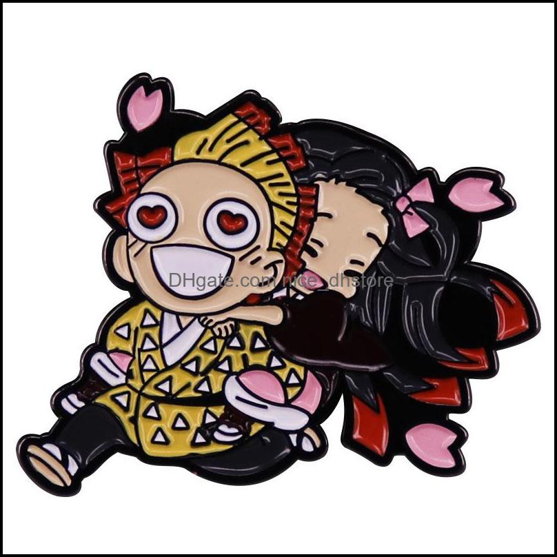 PinsBrooches Jewelry Demon Slayer Brooch Hashibira Inosuke Kamado Tanjiro Badge Ghost Killing Blade Cartoon Animation Enamel Dhbyx
PinsBrooches Jewelry Demon Slayer Brooch Hashibira Inosuke Kamado Tanjiro Badge Ghost Killing Blade Cartoon Animation Enamel Dhbyx