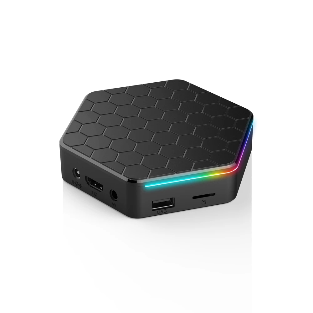 T95Z Plus Android 12 TV BOX RGB Light 8K Ultra HD 2.4G/5G Wifi6 4GB 32GB 64GB Allwinner H618 Quad Core BT5.0 HDR 10 Set-top Box
