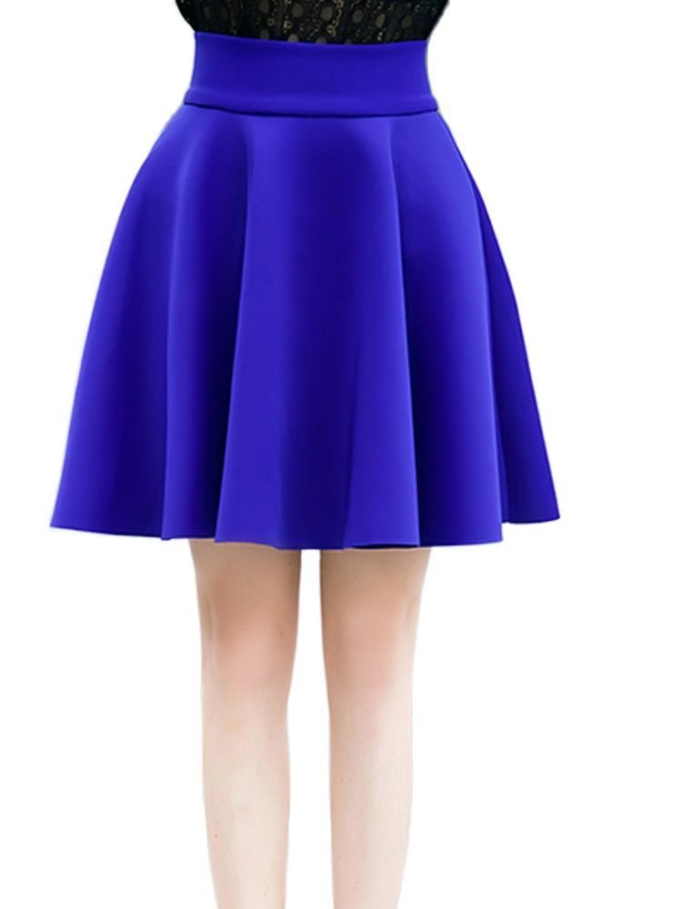 XS-5XL Plus Size Sexy Skirt Women Solid Thick Tutu s High Waist Flared Super Mini Skater Short 0804-30 220317