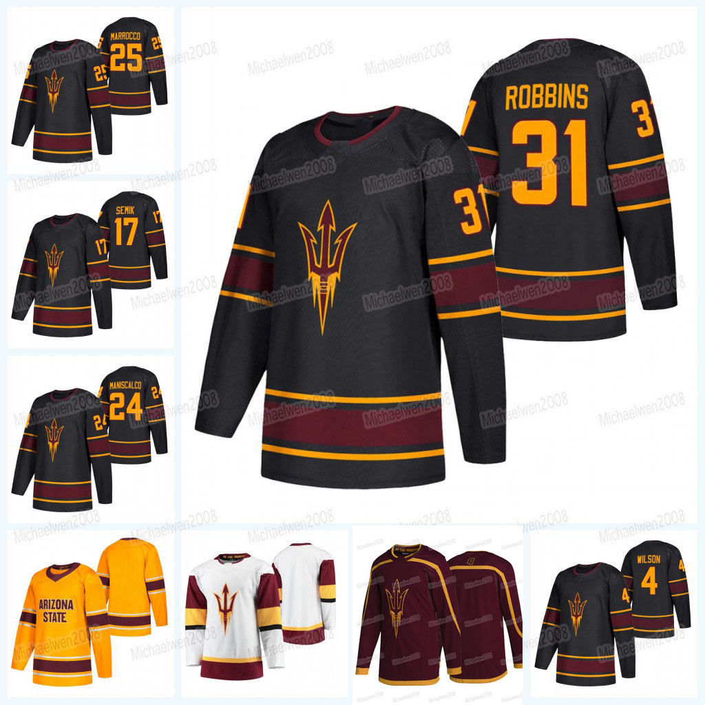 Arizona Sun Devils College Hockey Jersey Tyler Busch Justin Robbins Joshua Maniscalco Jarrod Gourley Dominic Garcia Demetrios Koumontzis Brinson Pasichnuk, Men
Arizona Sun Devils College Hockey Jersey Tyler Busch Justin Robbins Joshua Maniscalco Jarrod Gourley Dominic Garcia Demetrios Koumontzis Brinson Pasichnuk, Men
