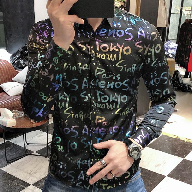 Men's Dress Shirts Fashion Casual Rainbow Letter Shirt Ropa De Hombre 2022 Korean Personalized Colorful Men Long Sleeve Slim Fit Dway22, Black
Men's Dress Shirts Fashion Casual Rainbow Letter Shirt Ropa De Hombre 2022 Korean Personalized Colorful Men Long Sleeve Slim Fit Dway22, Black