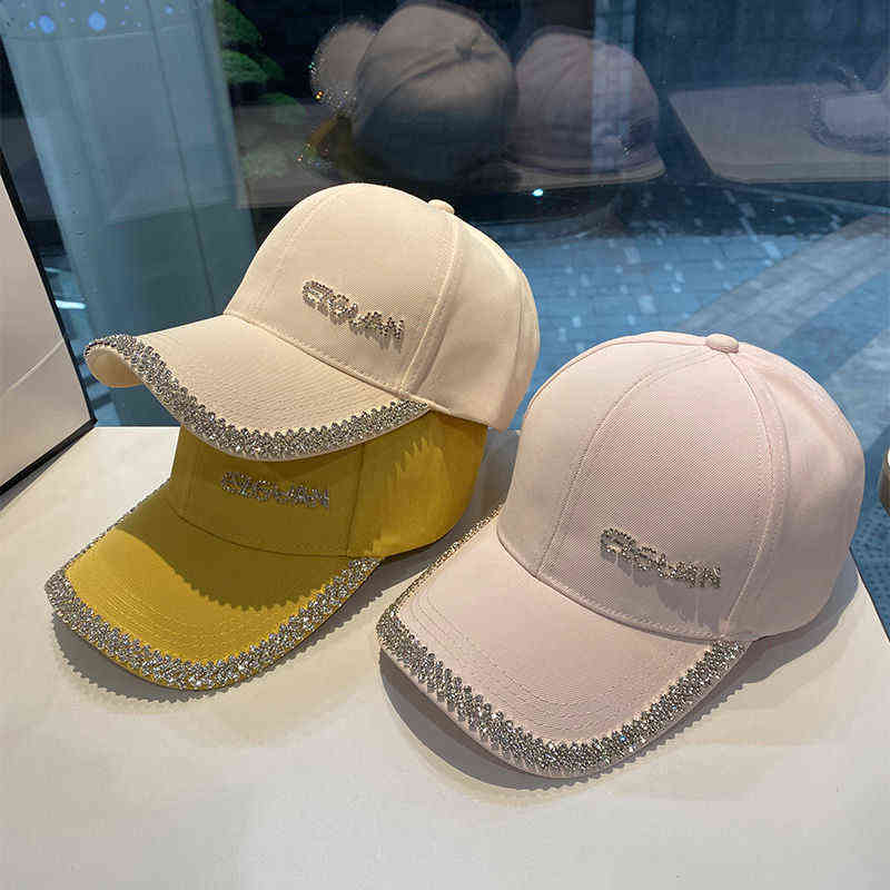 2021 New Snap back Rhinestone Baseball Cap Cotton Hats for Women Hip Hop Cap UV Protection Hat Women's Caps Y220423, White
2021 New Snap back Rhinestone Baseball Cap Cotton Hats for Women Hip Hop Cap UV Protection Hat Women's Caps Y220423, White
