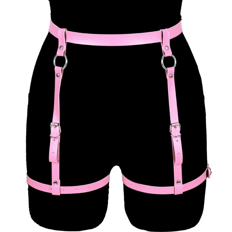 Garters Women Garter Belt Goth Leather Harness Sexy Erotic Lingerie Thigh Body Bondage Leg Suspender Cage Waist Sword StockingGarters, White
Garters Women Garter Belt Goth Leather Harness Sexy Erotic Lingerie Thigh Body Bondage Leg Suspender Cage Waist Sword StockingGarters, White