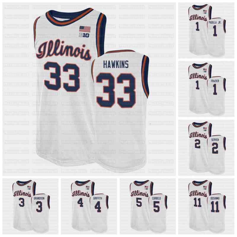 C202 ILLINOIS FIGHTING ILLINI White Basketball 2021 Player Jersey 1 Edgar Padilla Jr. NCAA Trent Frazier 2 Connor Serven Grandison, Womens s-2xl
C202 ILLINOIS FIGHTING ILLINI White Basketball 2021 Player Jersey 1 Edgar Padilla Jr. NCAA Trent Frazier 2 Connor Serven Grandison, Womens s-2xl
