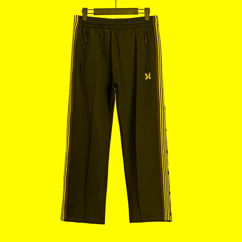 Men' Pants Streetwear Casual AWGE Needles Sweatpants Butterfly Embroidery Drawstring Trousers Joggers Button Striped SweatpantMen
Men' Pants Streetwear Casual AWGE Needles Sweatpants Butterfly Embroidery Drawstring Trousers Joggers Button Striped SweatpantMen