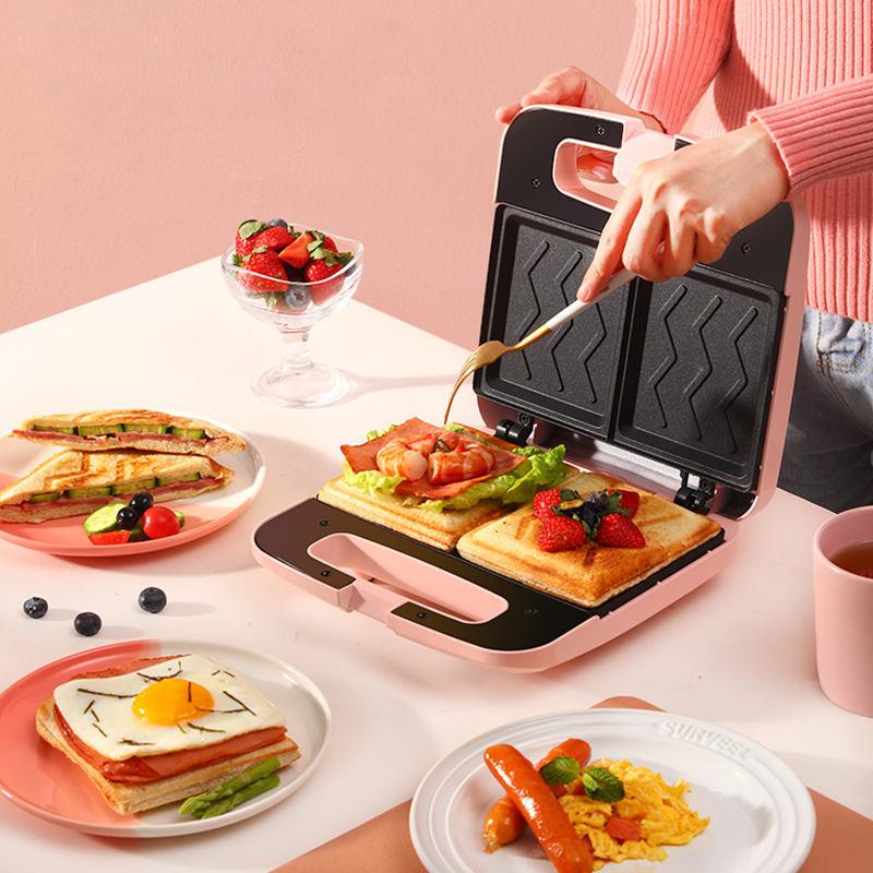 Bread Makers Multifunction Double Plate Sandwich Maker Double-side Heating Non-stick Coating Detachable Panel Barbecue Omelette Bake Toast E
Bread Makers Multifunction Double Plate Sandwich Maker Double-side Heating Non-stick Coating Detachable Panel Barbecue Omelette Bake Toast E