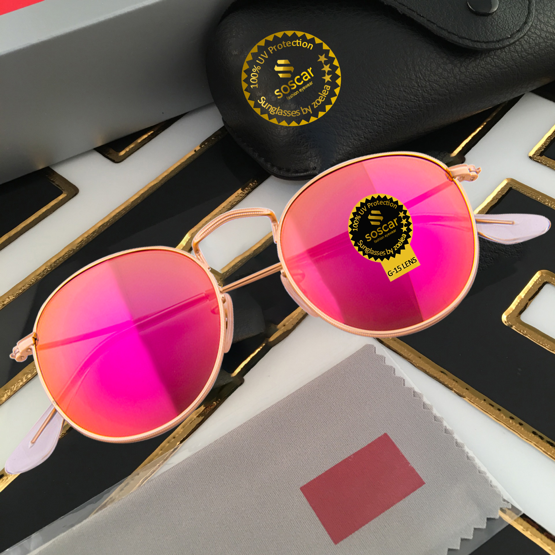 Designer Round Metal Sunglasses for Woman 3447 Top Quality Glass Lens Shades UV Protection Men Vintage Style Small Face Sunglass Gafas de sol with Original Box
Designer Round Metal Sunglasses for Woman 3447 Top Quality Glass Lens Shades UV Protection Men Vintage Style Small Face Sunglass Gafas de sol with Original Box