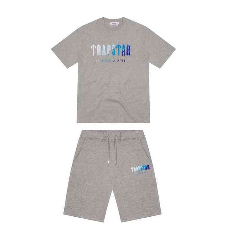 Men' Summer TrapStar t Shirt Short Sleeve Shorts Shooter Suit London Street Fashion Cotton Comfort Couple Suit -3XL
Men' Summer TrapStar t Shirt Short Sleeve Shorts Shooter Suit London Street Fashion Cotton Comfort Couple Suit -3XL