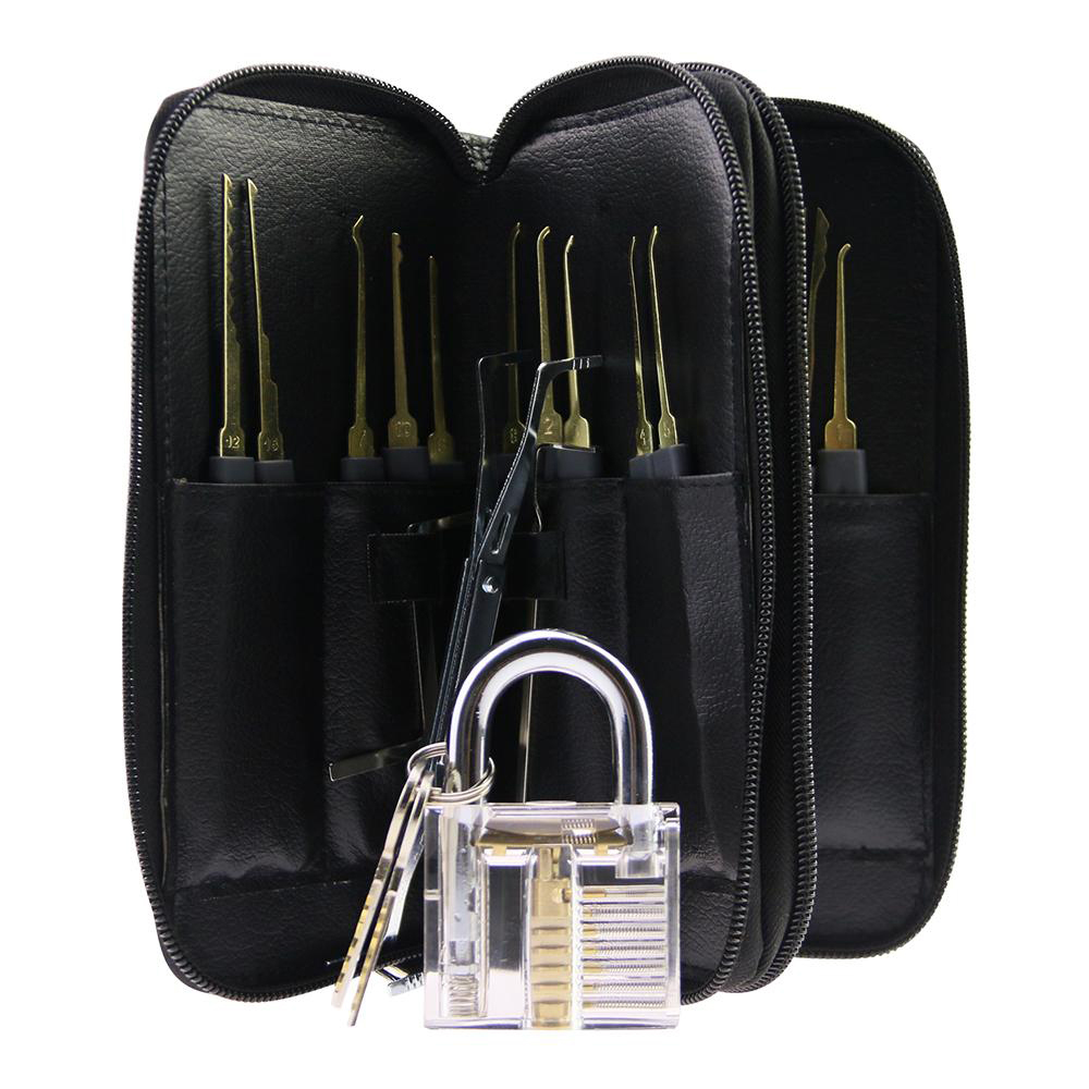 Locksmith Supplies Tool 24 Piece GOSO Lock Picking Tool Practice Pick Set with Transparent Padlock LockPick
Locksmith Supplies Tool 24 Piece GOSO Lock Picking Tool Practice Pick Set with Transparent Padlock LockPick