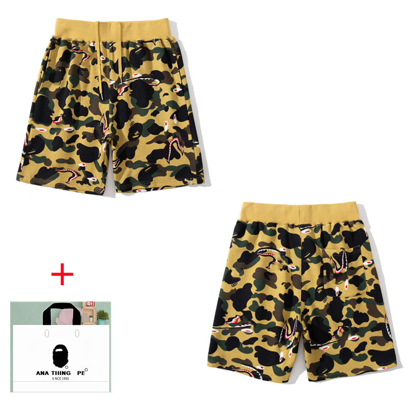 ape shorts mens designer shorts shark swim shorts luminous inaka Reflective oversize fleeces camouflage sweatshirts beach pants high quality stitching A05, 1pcs button
ape shorts mens designer shorts shark swim shorts luminous inaka Reflective oversize fleeces camouflage sweatshirts beach pants high quality stitching A05, 1pcs button