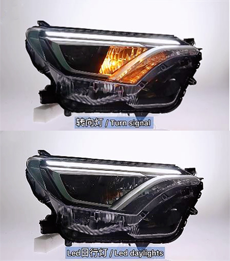 Auto Lights For RAV4 LED Headlight 20 17-20 18 Headlights LED Bulb Dynamic Turn Signal Headlamp Daytime Running Light