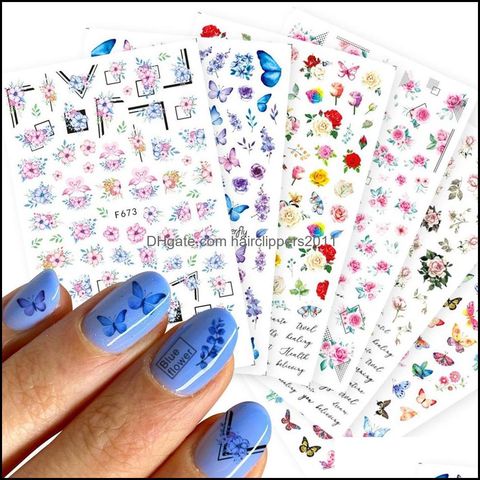 Stickers Decals Nail Art Salon Health Beauty 3D Butterfly Sliders Colorf Flowers Red Rose Adhesives Manicure Nails Foils Tattoo Decoration, Multi
Stickers Decals Nail Art Salon Health Beauty 3D Butterfly Sliders Colorf Flowers Red Rose Adhesives Manicure Nails Foils Tattoo Decoration, Multi