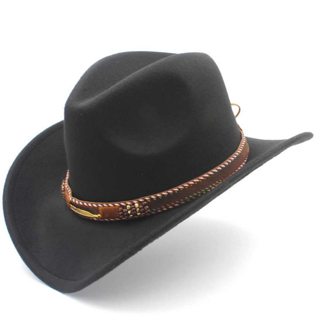 Western Style Junior Children Boys Girls Cowboy Hat Party Birthday Halloween Masquerade Cap