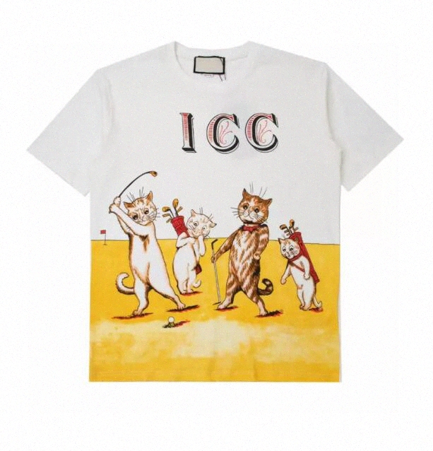 2022 Mens T-shirts Summer European Italian cartoon Golf cat cotton t-shirt men womens high quality fashion clothing 47PS#
2022 Mens T-shirts Summer European Italian cartoon Golf cat cotton t-shirt men womens high quality fashion clothing 47PS#
