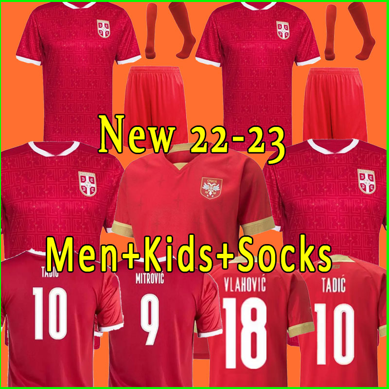 2022 2023 SERBIA Soccer Jersey Vlahovic MILIVOJEVIC MITROVIC Kostic 22 TADIC KOLAROV SERGEL JOVIC Men national team Football Shirt uniforms thailand full set socks, 22-23 home+patch
2022 2023 SERBIA Soccer Jersey Vlahovic MILIVOJEVIC MITROVIC Kostic 22 TADIC KOLAROV SERGEL JOVIC Men national team Football Shirt uniforms thailand full set socks, 22-23 home+patch