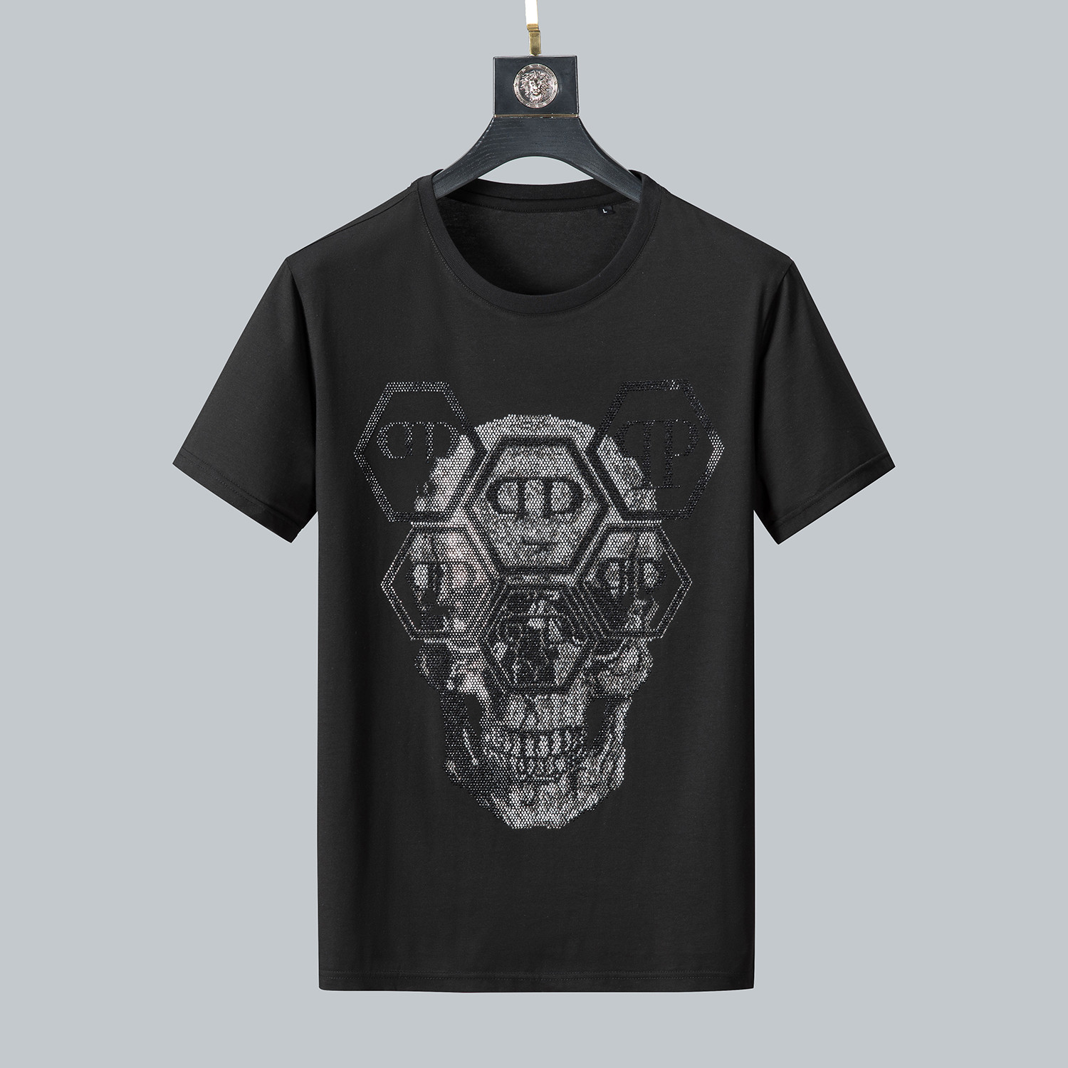 Phillip Plain T SHIRT PP Mens Designer Tshirts Brand Clothing Men's Rhinestone Graphic T-Shirt Skull Printed Bling Stone Classical High Quality Hip Hop Casual p, White
Phillip Plain T SHIRT PP Mens Designer Tshirts Brand Clothing Men's Rhinestone Graphic T-Shirt Skull Printed Bling Stone Classical High Quality Hip Hop Casual p, White