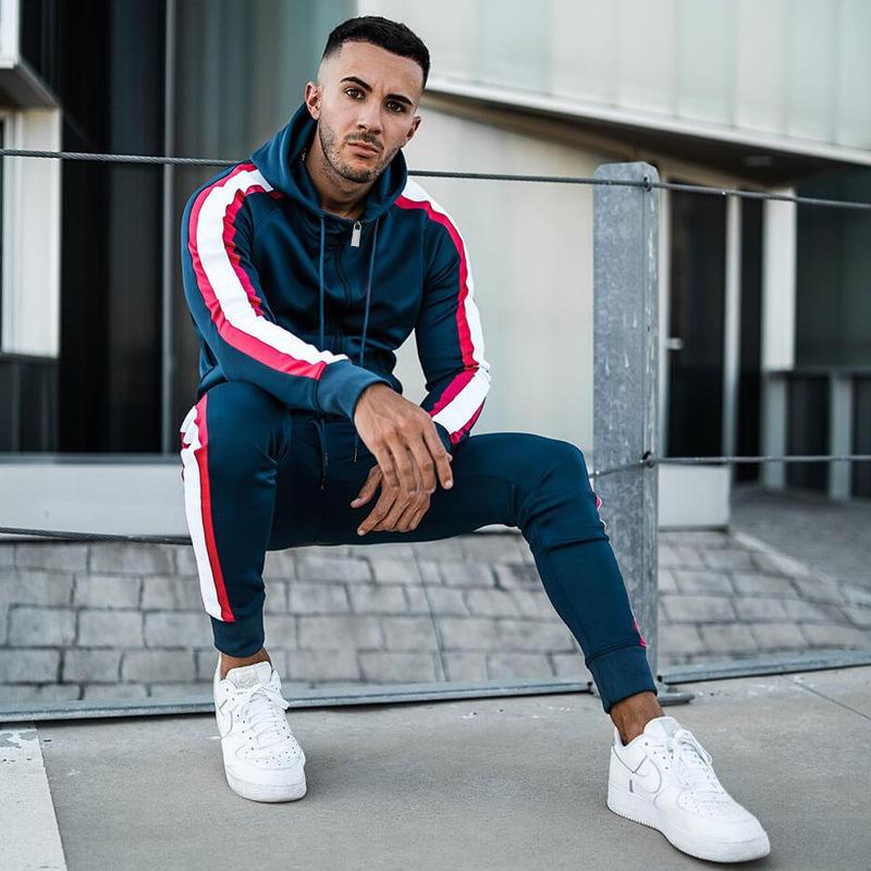 Men's Tracksuits Two-piece Zipper Sweatsuits Mens Sets Running Sport Casual Fitness Suit Training Long Sleeve Hooded TrousersMen's, Blue pink
Men's Tracksuits Two-piece Zipper Sweatsuits Mens Sets Running Sport Casual Fitness Suit Training Long Sleeve Hooded TrousersMen's, Blue pink