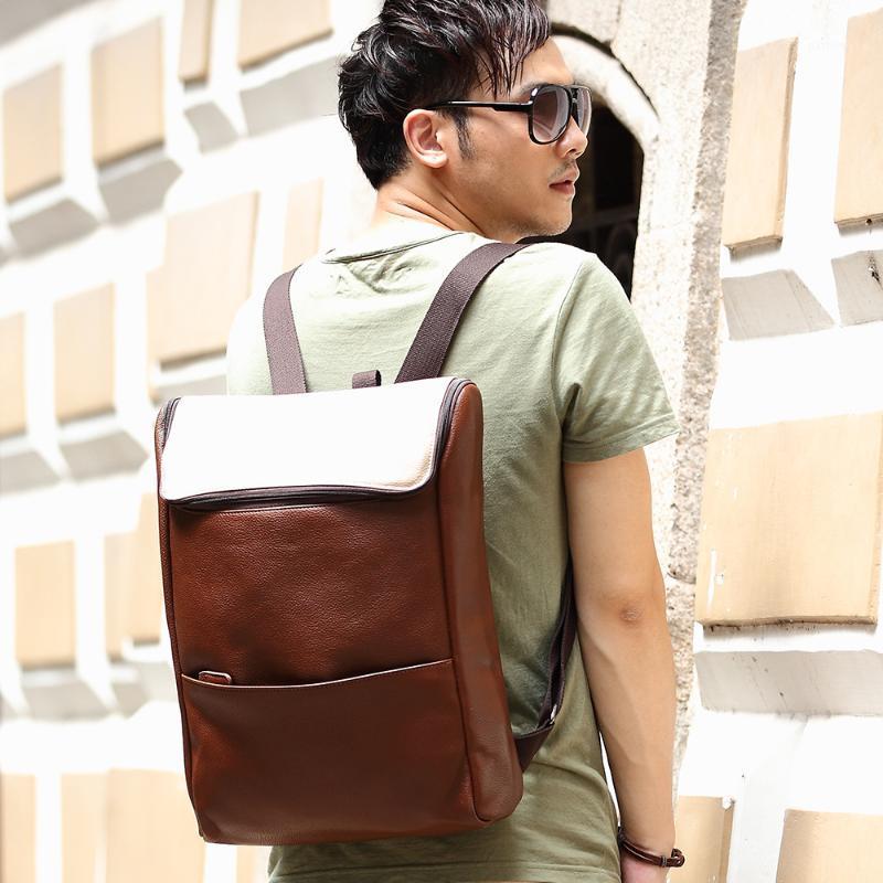 Backpack 2022 High Quality PU Men's Korean Trend Casual College School Bag Student Fashion Computer, Dark brown
Backpack 2022 High Quality PU Men's Korean Trend Casual College School Bag Student Fashion Computer, Dark brown