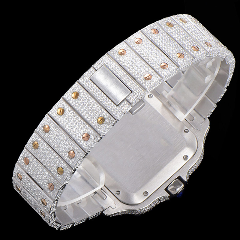 2023MQQ8 Full Diamond Mens Watch Automatic Mechanical Watches 40mm With Diamond-studded Steel Bracelet Wristwatch Business Wristwatches Montre de Luxe, Colour 9
2023MQQ8 Full Diamond Mens Watch Automatic Mechanical Watches 40mm With Diamond-studded Steel Bracelet Wristwatch Business Wristwatches Montre de Luxe, Colour 9