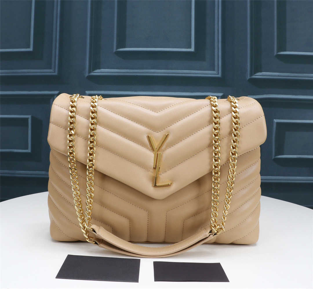 Designer LOULOU Bag Large Shoulder Chain Clutch Bags Purses Luxury Message Handbags Wallet, Black-gold chain
Designer LOULOU Bag Large Shoulder Chain Clutch Bags Purses Luxury Message Handbags Wallet, Black-gold chain