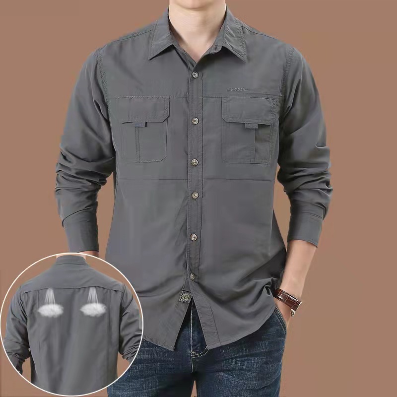 Men's Outdoor Quick Dry Shirts Plus Size -4XL Breathable Hiking Fishing Workout Cargo Blouse Male Thin Summer Pockets Clothes S66, Black
Men's Outdoor Quick Dry Shirts Plus Size -4XL Breathable Hiking Fishing Workout Cargo Blouse Male Thin Summer Pockets Clothes S66, Black