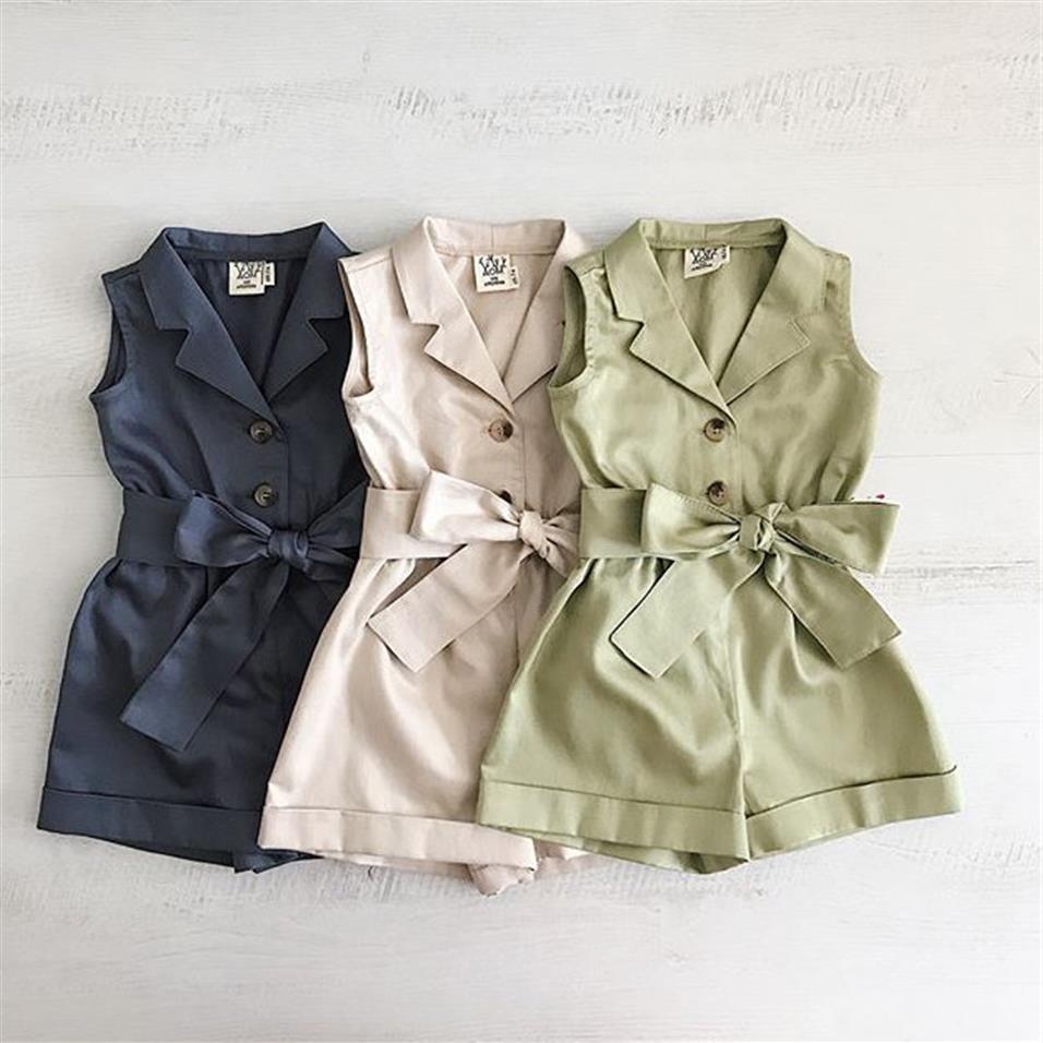 Baby girls Romper INS toddler kids suit lapel single-breasted jumpsuit children sleeveless belt overall shorts bodysuit A2762309h, Spricot
Baby girls Romper INS toddler kids suit lapel single-breasted jumpsuit children sleeveless belt overall shorts bodysuit A2762309h, Spricot