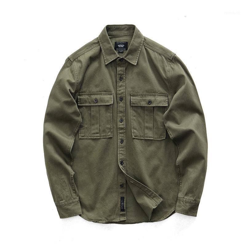 Men's Casual Shirts Workwear Shirt 2022 Military Style Long Sleeve Loose Lapel High Quality Clothing, Green
Men's Casual Shirts Workwear Shirt 2022 Military Style Long Sleeve Loose Lapel High Quality Clothing, Green