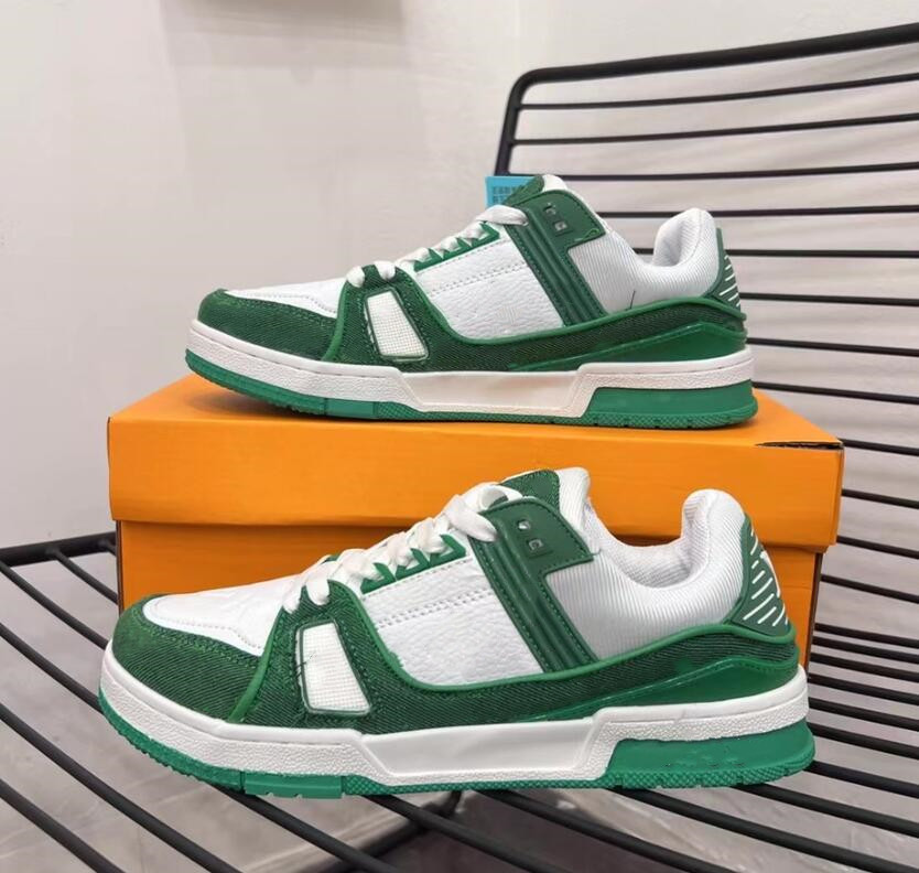 2022 Luxury Designer Men Trainers Shoes Fashion Comfortable Lace-Up Green Black Blue Casual Sneakers 36-44
2022 Luxury Designer Men Trainers Shoes Fashion Comfortable Lace-Up Green Black Blue Casual Sneakers 36-44