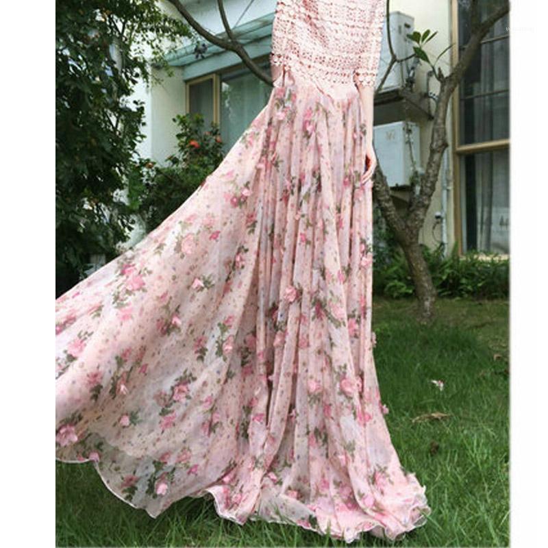 Summer Woman Large Plus Size 6XL 7XL 8XL Female Fashion Pink Chiffon Lace Polka Dot Floral Long Skirt For Womens Skirts, Color2
Summer Woman Large Plus Size 6XL 7XL 8XL Female Fashion Pink Chiffon Lace Polka Dot Floral Long Skirt For Womens Skirts, Color2
