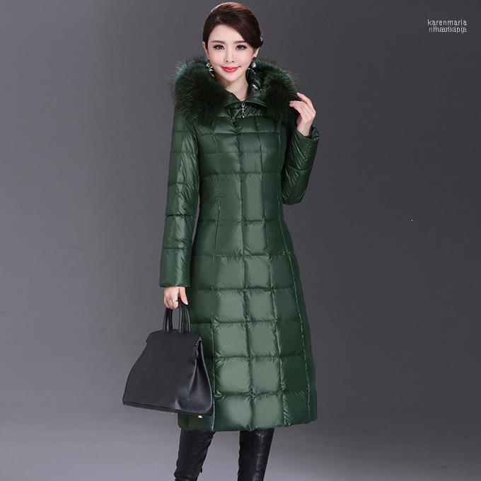 Women's Down & Parkas 2022 Winter Duck Jacket Solid Women Long Slim Coat Female Womens Jackets With Real Fur Collar Plus Size Cotton Jacket1, Black
Women's Down & Parkas 2022 Winter Duck Jacket Solid Women Long Slim Coat Female Womens Jackets With Real Fur Collar Plus Size Cotton Jacket1, Black