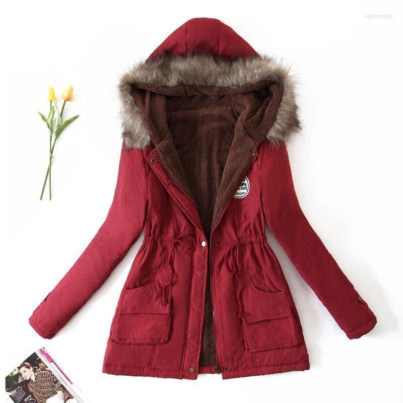 Women' Down & Parkas Winter Women Jacket Medium-long Thicken Outwear Hooded Wadded Coat Slim Parka Cotton-padded Overcoat Kare22, Black
Women' Down & Parkas Winter Women Jacket Medium-long Thicken Outwear Hooded Wadded Coat Slim Parka Cotton-padded Overcoat Kare22, Black