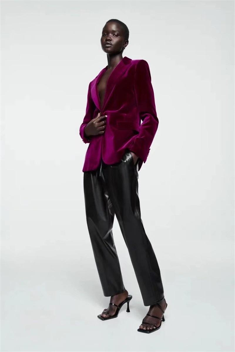 Women's Suits & Blazers Purple Design Women Suit 1 Piece Blazer Velvet Lapel Long Sleeve Lined Office Formal Party Prom Wear High Quality In, Same as picture
Women's Suits & Blazers Purple Design Women Suit 1 Piece Blazer Velvet Lapel Long Sleeve Lined Office Formal Party Prom Wear High Quality In, Same as picture
