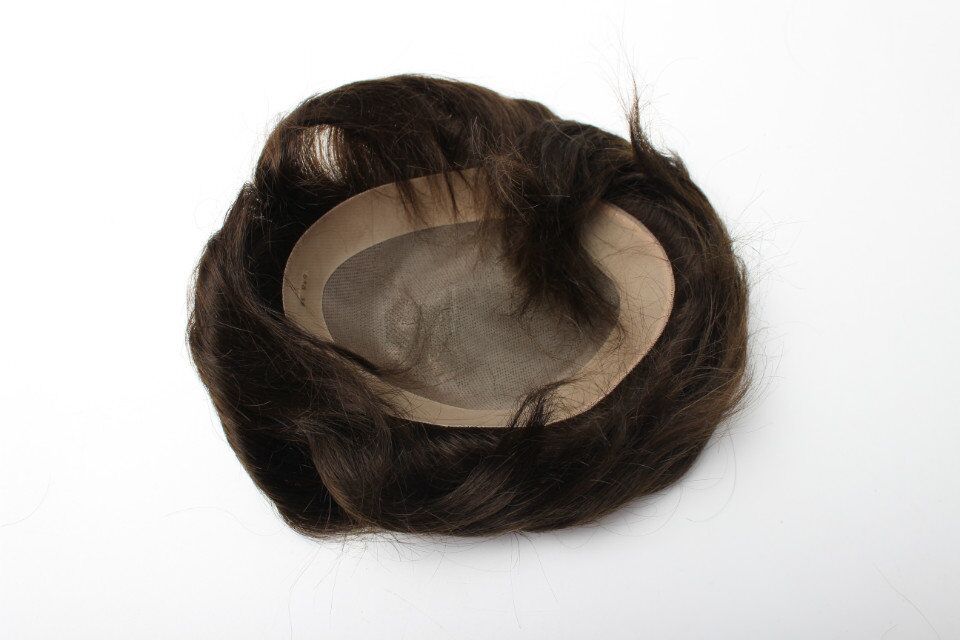 New arrival 6x8 7X9 8X10 toupee mens wig base style top lace with around pu wigs for men toupee stock