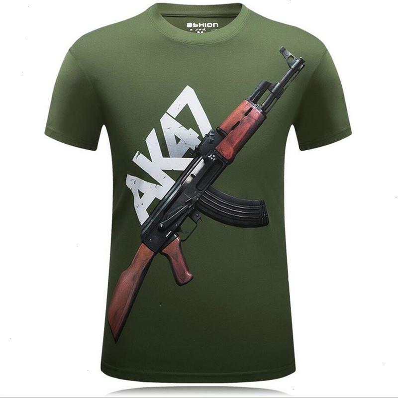 Mens Short-sleeved T-shirt Polo Shirt Ak 47 Gun Printing Casual Funny O-neck Punk Large, Ak477
Mens Short-sleeved T-shirt Polo Shirt Ak 47 Gun Printing Casual Funny O-neck Punk Large, Ak477
