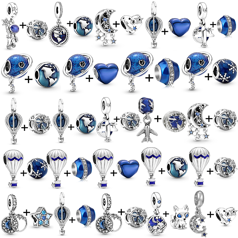 New Popular 925 Sterling Silver High Quality Bracelet Special Astronaut Collection Bead Pendant Charm Fit Pandora Bracelet Necklace Ladies Jewelry Accessories
New Popular 925 Sterling Silver High Quality Bracelet Special Astronaut Collection Bead Pendant Charm Fit Pandora Bracelet Necklace Ladies Jewelry Accessories