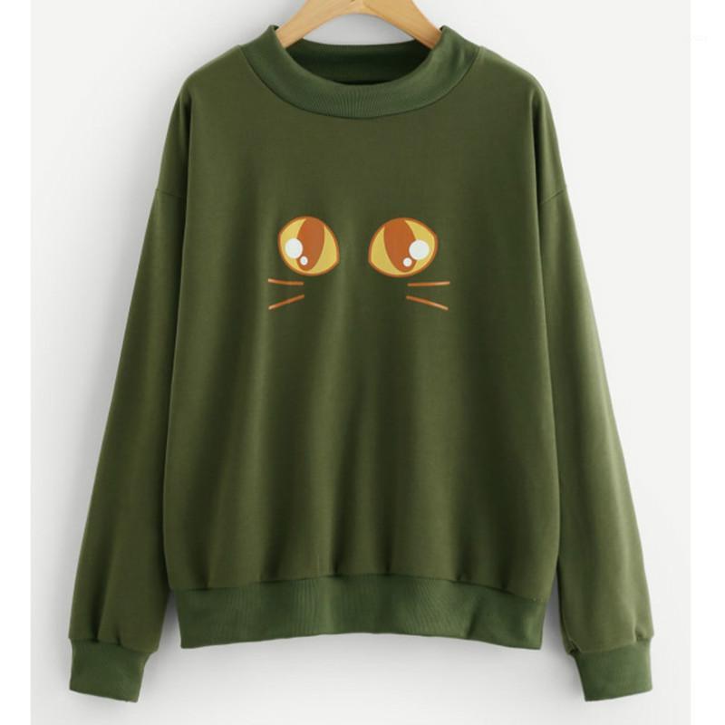 Hirigin Spring Women Cute Eyes P Printed Army Green Sweatshirt Fashion Ladies Casual Street OL Homewear O-Neck Pullovers Top Women' Hoodies
Hirigin Spring Women Cute Eyes P Printed Army Green Sweatshirt Fashion Ladies Casual Street OL Homewear O-Neck Pullovers Top Women' Hoodies