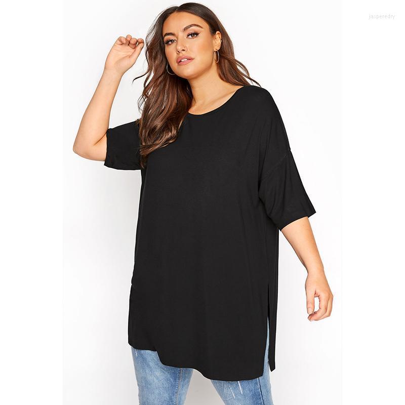 Women's Plus Size T-Shirt 2022 Summer 5xl Women Tops Fashion Half Sleeve Round Neck Tshirts Streetwear Blouse Large Loose Casual Jasp22, Black
Women's Plus Size T-Shirt 2022 Summer 5xl Women Tops Fashion Half Sleeve Round Neck Tshirts Streetwear Blouse Large Loose Casual Jasp22, Black