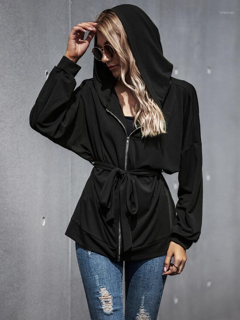 Autumn Spring Women Hoodies Fashion Tops Loose Hooded Long Sleeve Belt High Waist Sweatshirts Oversize Coat Zipper Outerwear Women
Autumn Spring Women Hoodies Fashion Tops Loose Hooded Long Sleeve Belt High Waist Sweatshirts Oversize Coat Zipper Outerwear Women