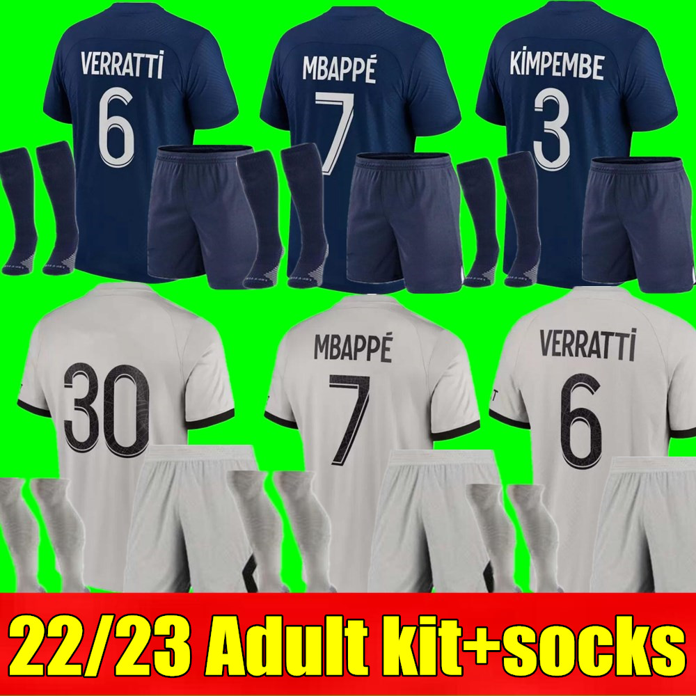Men kits New MBAPPE soccer jersey SERGIO RAMOS 22 23 Maillots de football 2022 2023 VERRATTI adult kit ICARDI shirt uniforms enfants psgs foot third 3rd 4th, Home+socks
Men kits New MBAPPE soccer jersey SERGIO RAMOS 22 23 Maillots de football 2022 2023 VERRATTI adult kit ICARDI shirt uniforms enfants psgs foot third 3rd 4th, Home+socks