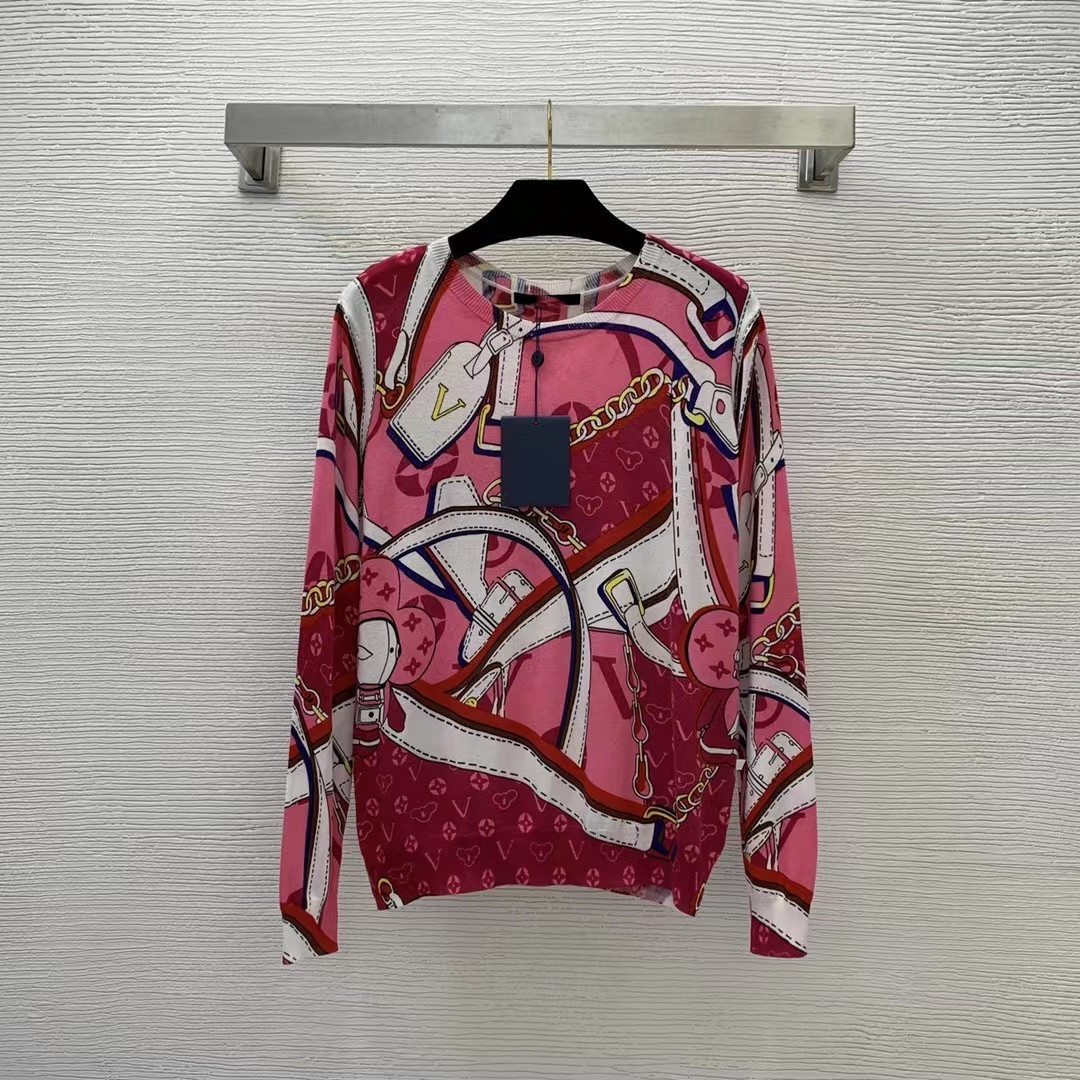 2022 Autumn Milan Runway Sweaters O Neck Long Sleeve Women's Sweaters High End Jacquard Pullover Designer Sweater 0726-8, Picture color
2022 Autumn Milan Runway Sweaters O Neck Long Sleeve Women's Sweaters High End Jacquard Pullover Designer Sweater 0726-8, Picture color