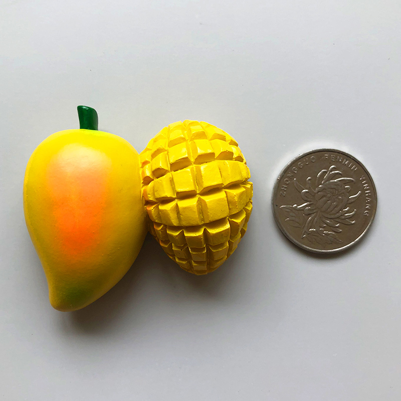 Creative 3D fresh fruit refrigerator magnetic stickers magnetic food room decoration Pineapple lemon cherry fridge magnets gift
