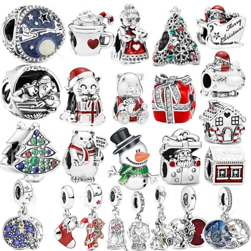 2021 New Gift Jewelry 925 Silver Santa Gift Beads fit Pandora Bracelet Charm Pendant
2021 New Gift Jewelry 925 Silver Santa Gift Beads fit Pandora Bracelet Charm Pendant