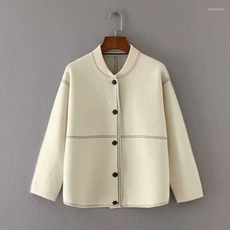 Women's Knits & Tees Striped Colorblock Cardigan Sweater Women Long-sleeved Turtleneck Single-breasted Loose Knit Female Spring Summer Perf2, Black
Women's Knits & Tees Striped Colorblock Cardigan Sweater Women Long-sleeved Turtleneck Single-breasted Loose Knit Female Spring Summer Perf2, Black
