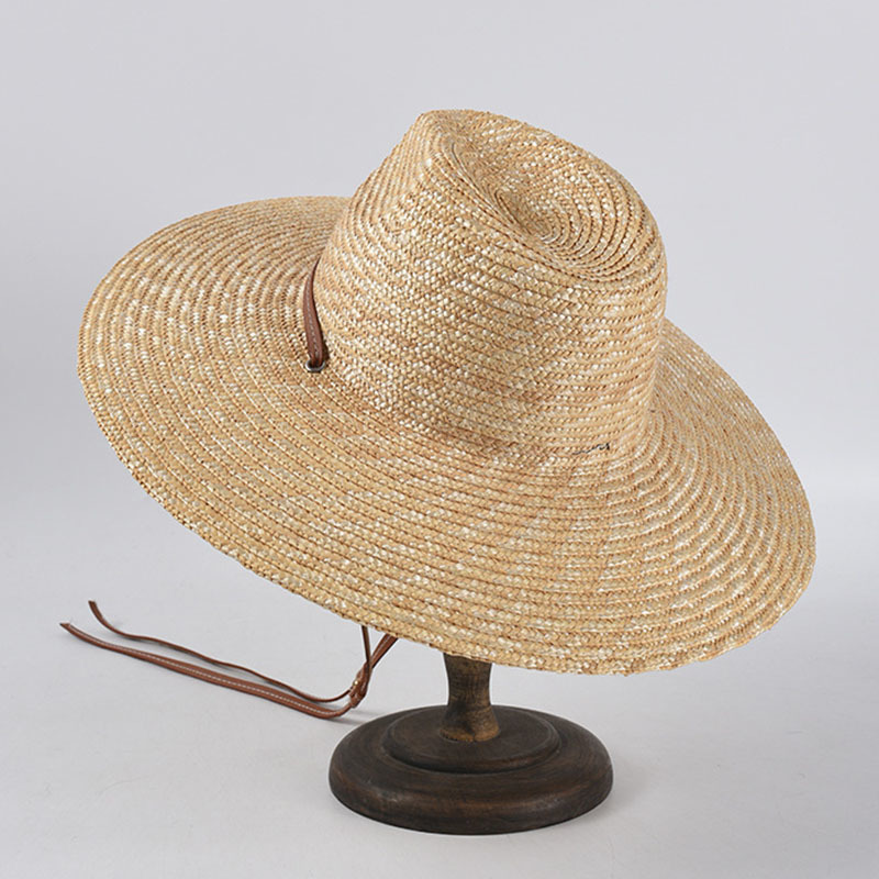 Belt Strap Straw Sun Hat For Women Fashion Vacation Beach UV Hats WideBrim Panama Hats Outdoor Wholesale 220607